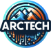 ArcTech svart text genomskinlig